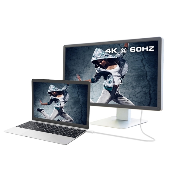 j5Create USB Type-C to 4K/60 Ultra HD DisplayPort Cable JCA141 4 ft. Cable NEW - Picture 7 of 7